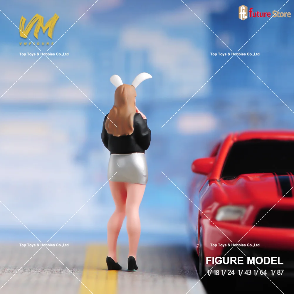 Gemalte Miniaturen im Maßstab 1:64, schönes Mädchen, männlich, weiblich, Menschen, Szene, Figur, Mini-Puppe, 3D-Diorama-Modell für Auto, Fahrzeuge, Dekor – Detail 17