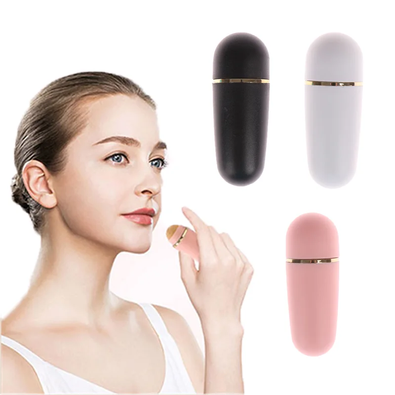 

3 Colors Oil-Absorbing Volcanic Face Roller Oil Control Face Cleaner Reusable Natural Stone Facial Massager Skincare Beauty