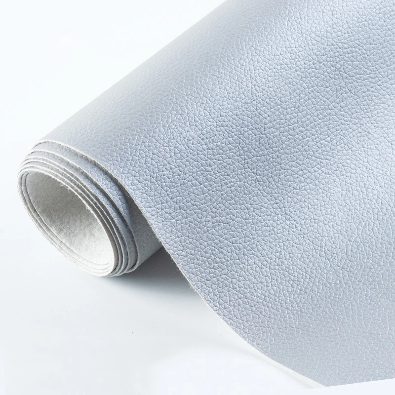 Premium Litchi Pattern Synthetic PU Leather Fabric for DIY Crafts and Sewing Projects, 20x30cm