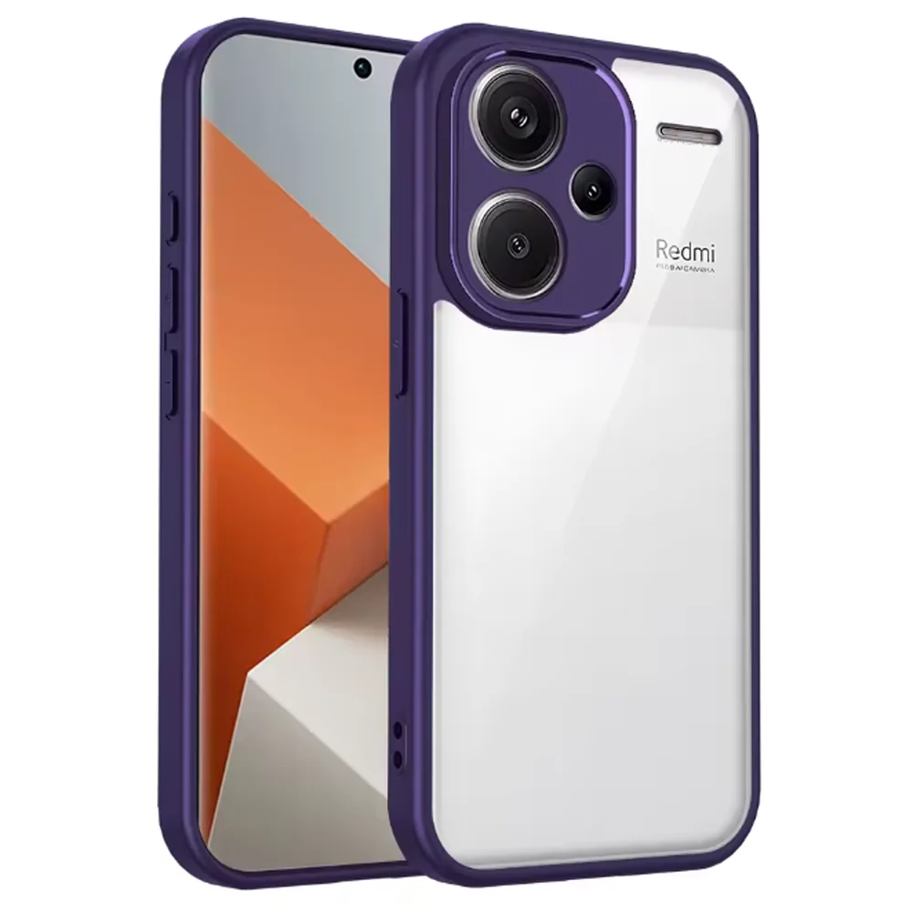 Shockproof Air Cushion Silicon Bumper Clear Matte Back Phone Case