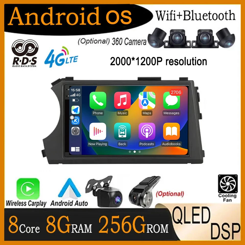 

Автомагнитола для Ssangyong Kyron Actyon 2005-2013, Android 14, видеоплеер, мультимедиа, GPS-навигация, стерео, 4G Let