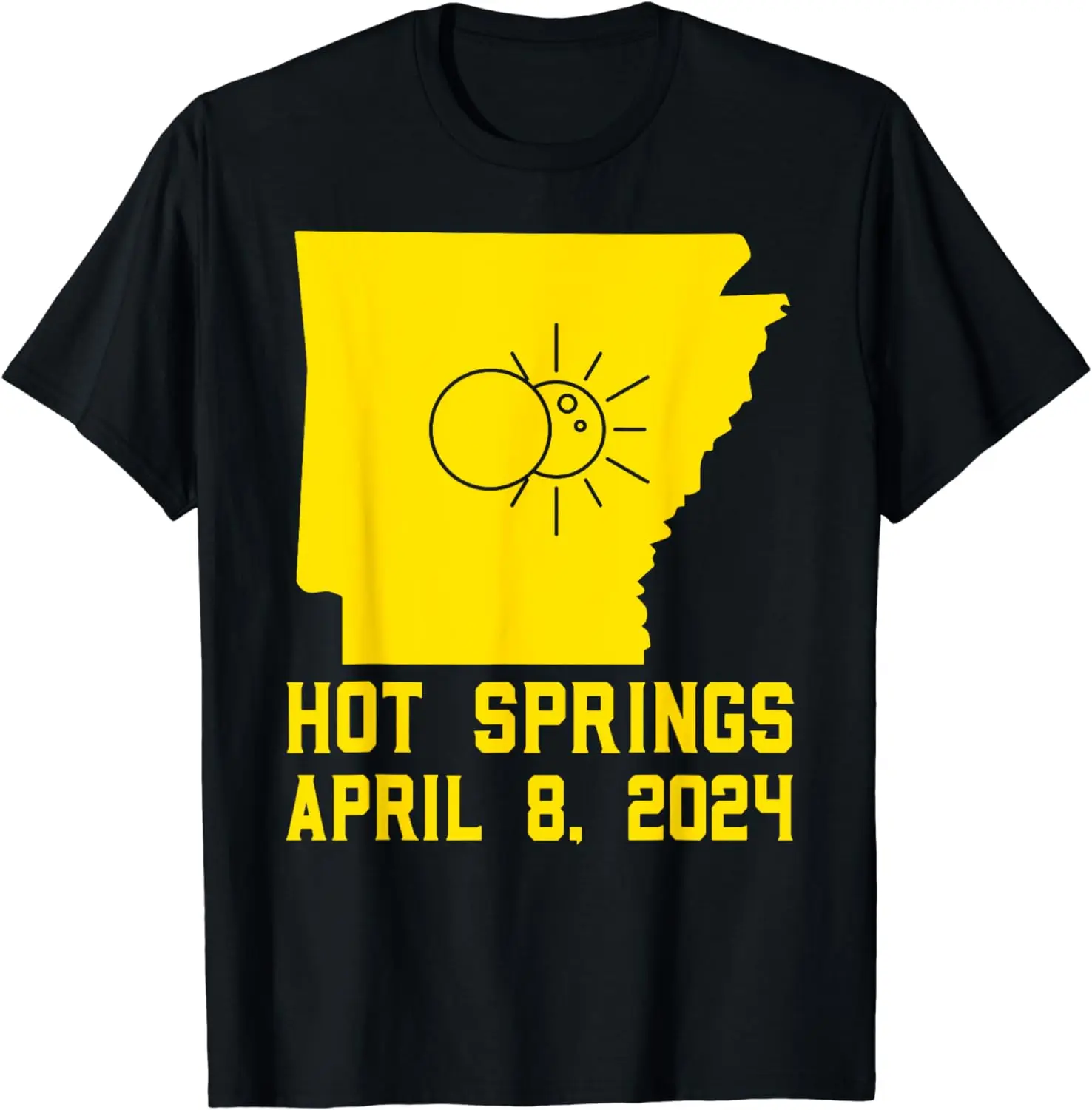 

Total Solar Eclipse 2024 Hot Springs Arkansas T-Shirt