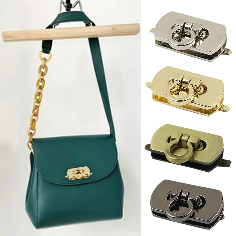

1Pc Turn Locks Twist Lock DIY Metal Clasp Handbag Shoulder Bag Purse Bag Accessories Metal Buckle Hardware Closure Bag Buckle