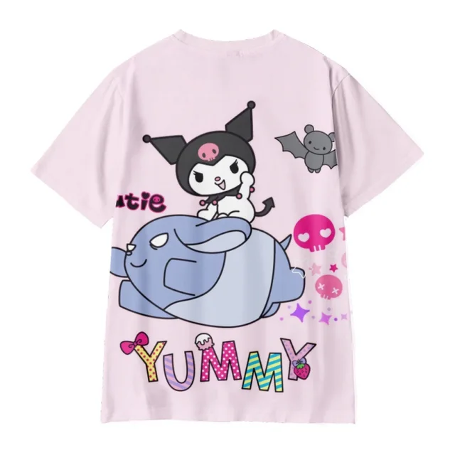camiseta_kuromi_Roblox in 2023  Hello kitty t shirt, Cute tshirt designs,  Cute black shirts