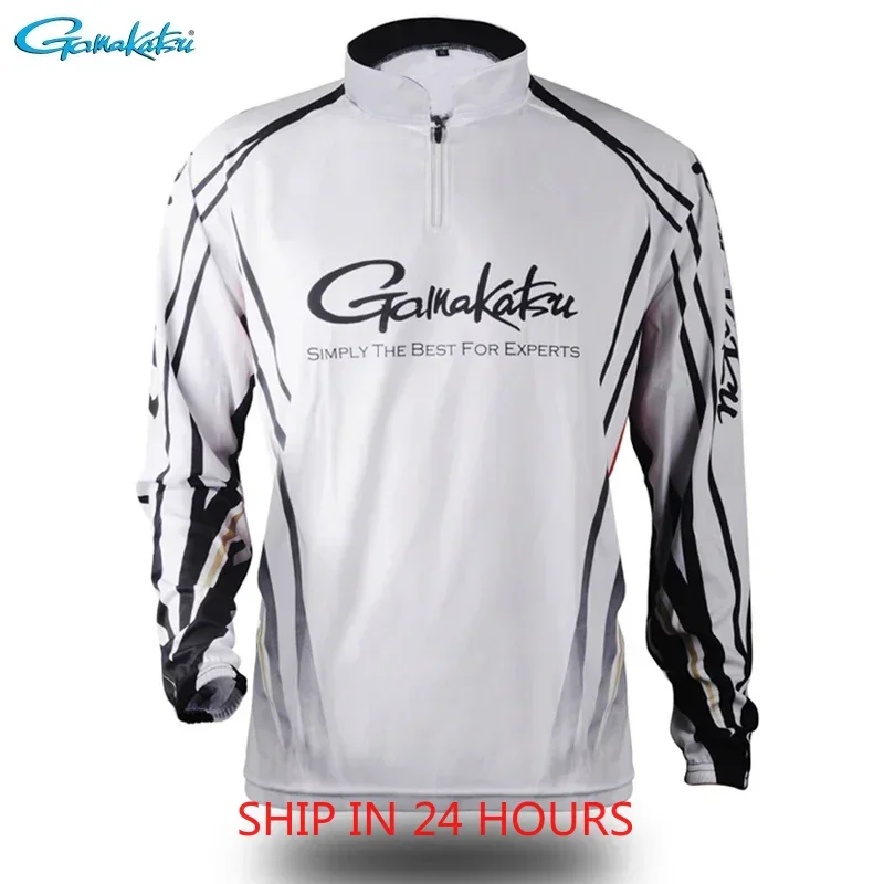 Long Sleeve Fishing Clothes Outdoor Sprots Sunscreen Breathable Ultrathin Summer Anti-UV Fishing Shirt