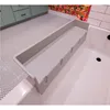 Bathtub Splash Guard Play Shelf Area - Toy Tray Caddy Holder Storage - Suction Cups Attach To Bath Tub - No Mess Water Spill 4