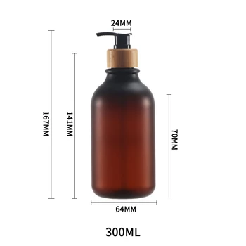 300 ml/500 ml เครื่องจ่ายสบู่เหลวขวดแชมพูขวดปั๊มสบู่คอนเทนเนอร์โลชั่นห้องน้ําแชมพู Conditioner Dispenser 27