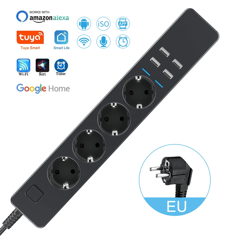  Ʈ Ƽ, 4EU 4USB ܼƮ ÷, 5V3.1A  Ʈ, Ÿ̹  , ˷  Ȩ ýƮ