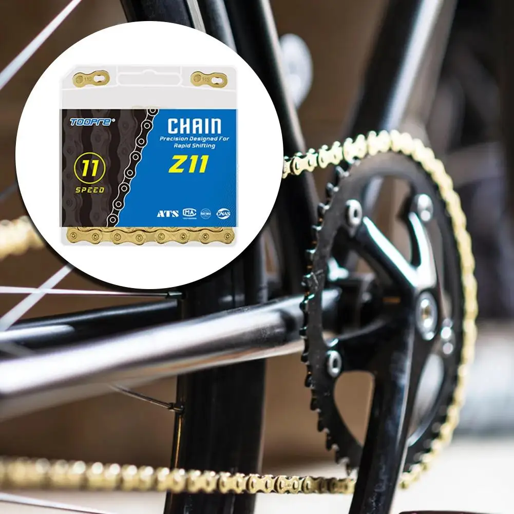 Bicycle Chains 1/8/9/10/11/12 Speed Chain Variable Speed Mountain MTB Road Bike Anti-rust Chains Gold Cycling Accessories bicycle chains bicycle chain