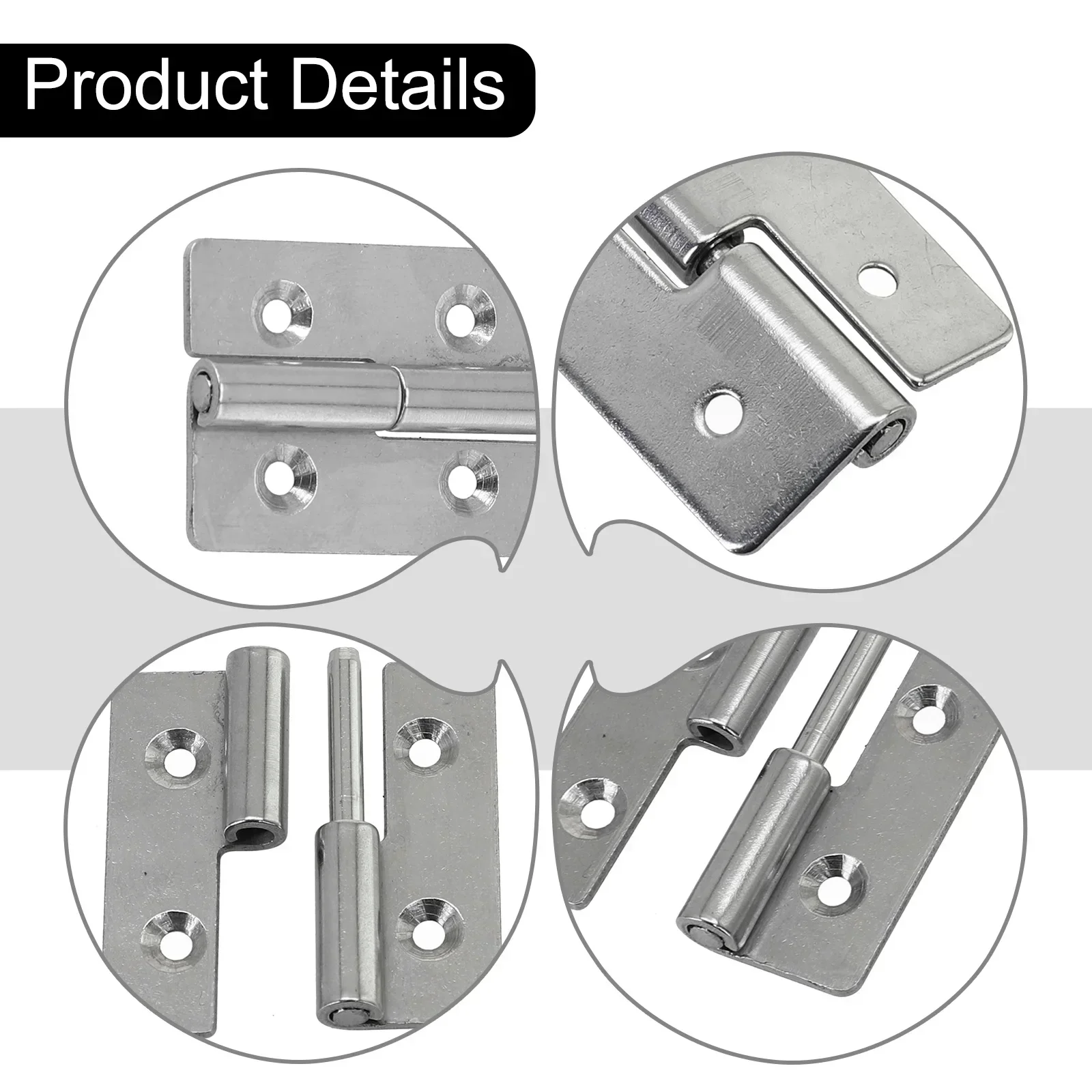 1pc Detachable Hinge Slip Joint Small Flag Hinges Stainless Steel Lift Off Removable Hinge For Door Cabinet Closet Bathroom stainless steel hinges door hinges gas spring hinges gas strut hinges plastic hinges nylon hinges