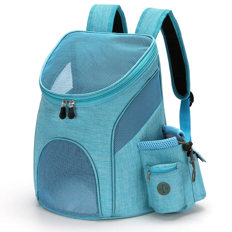 

Pet Breathable Cat blue Bag dog Backpack Cat Outgoing Portable Bag pet Cage Dog multifunctional Portable Bag