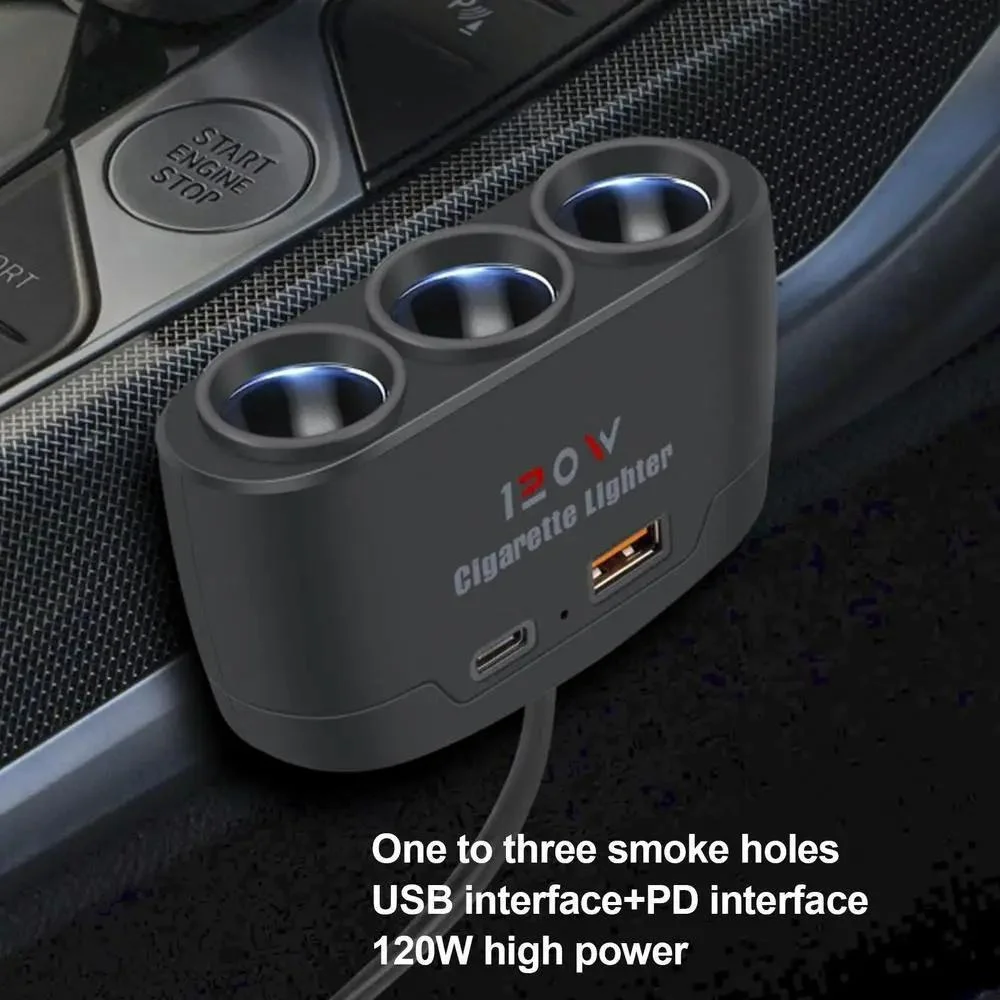 Cargador De Coche USB De Carga Rápida] Encendedor De Cigarrillos Mini Plug - Diseño Empotrado