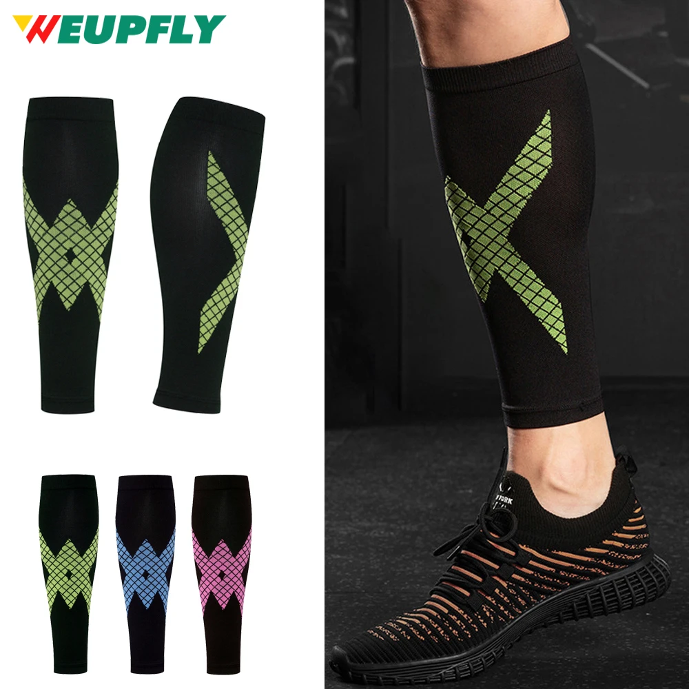 1Pair Calf Compression Sleeves for Men & Women Calf Support Leg