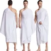 2Pcs Ihram Pilgrimage Towel For Muslim Arab Mecca Hajj Clothes Men Islamic Eid Ramadan Prayer Worship Costumes Shawl Jubba Thobe