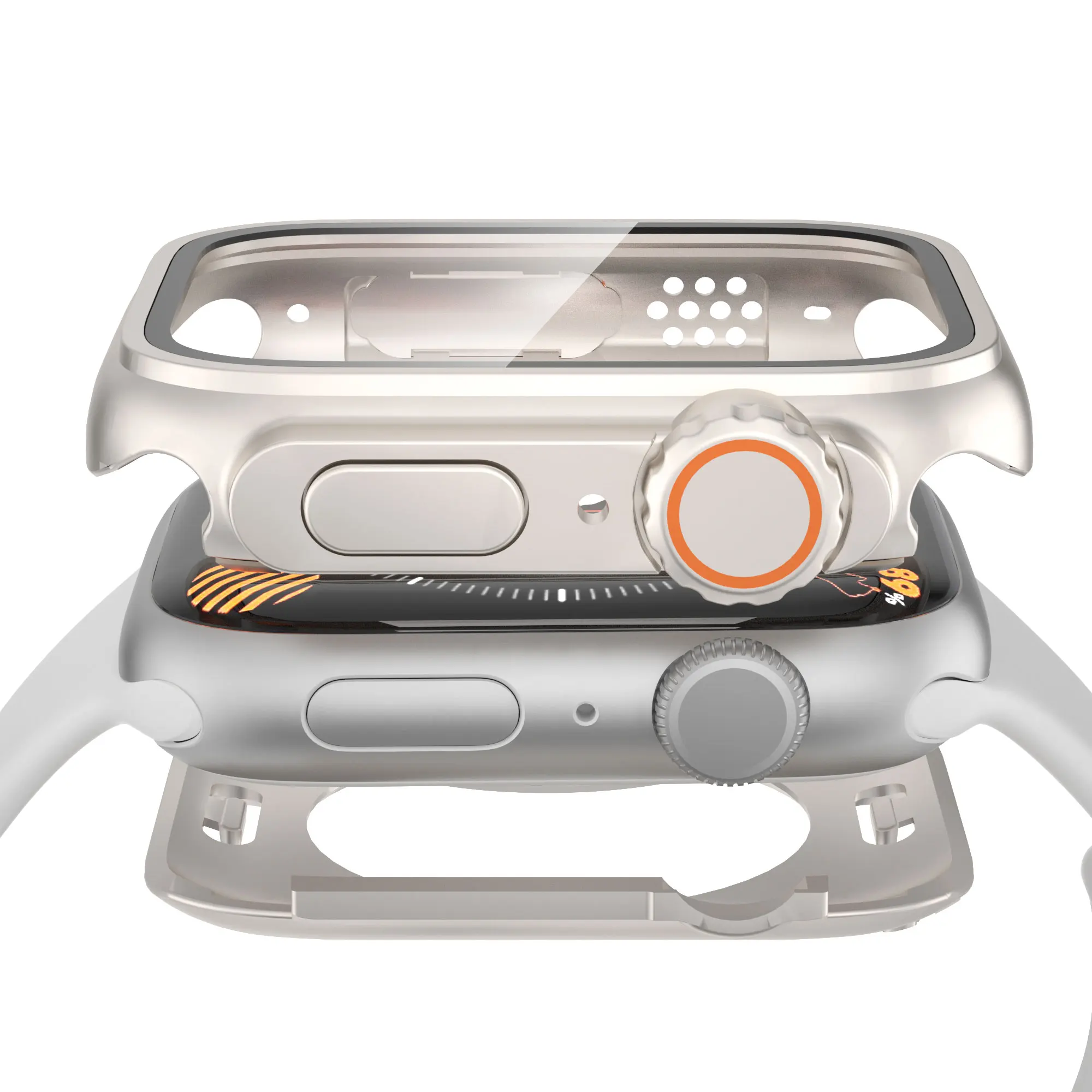 Durable Waterproof Full-Coverage Protective Watch Case
