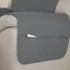 Quilted Recliner Sofa Cover Water Repellent Reclining Chair Covers Pet Kid Dogs Mat Armchairs Slipcovers with Elastic Strap 5