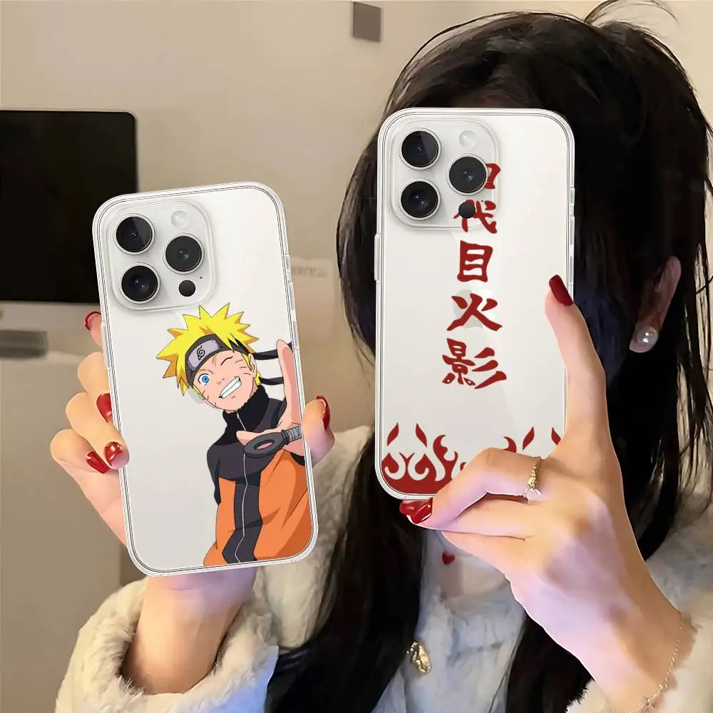 Akatsuki Logo Naruto Transparent Shockproof Phone Case