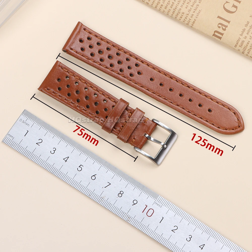 Handmade Vintage Leather Watchband – Breathable Sport Bracelet Accessories
