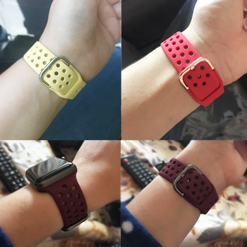 Breathable Sports Silicone Strap