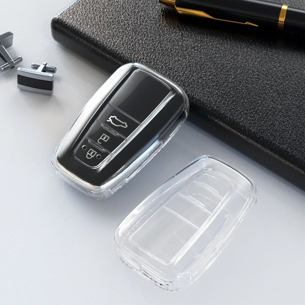 Чехол для автомобильного ключа из ТПУ для Toyota Prius Camry 75 Corolla Hybrid чехол CHR RAV4 XA 50 Fob Prado для Suzuki Swace