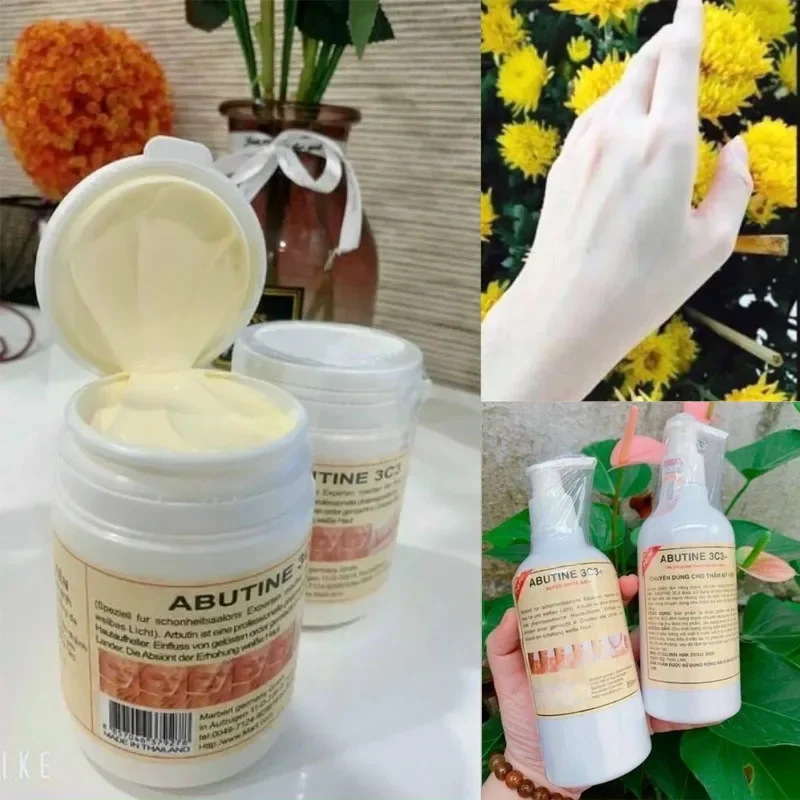 Abutine 3c3 Whitening Body Reduce Dark Skin Blemishes Moisturize Brighten And Smooth Skin Whiter 250g body lotion