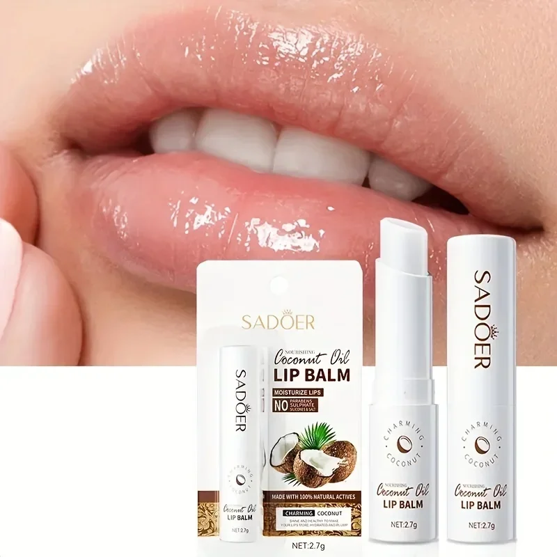 Coconut Lip Balm - Lasting Nourishment and Moisture for Men and Women - Daily Care Lip Balm [nike]nike women s air meade coconut milk bq6472 121
