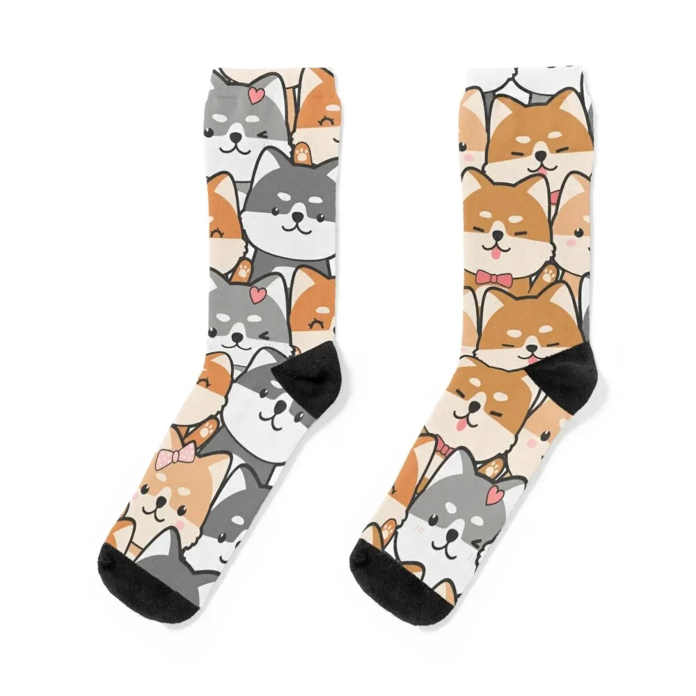Shiba Inu Socks kawaii FASHION Woman Socks Men's