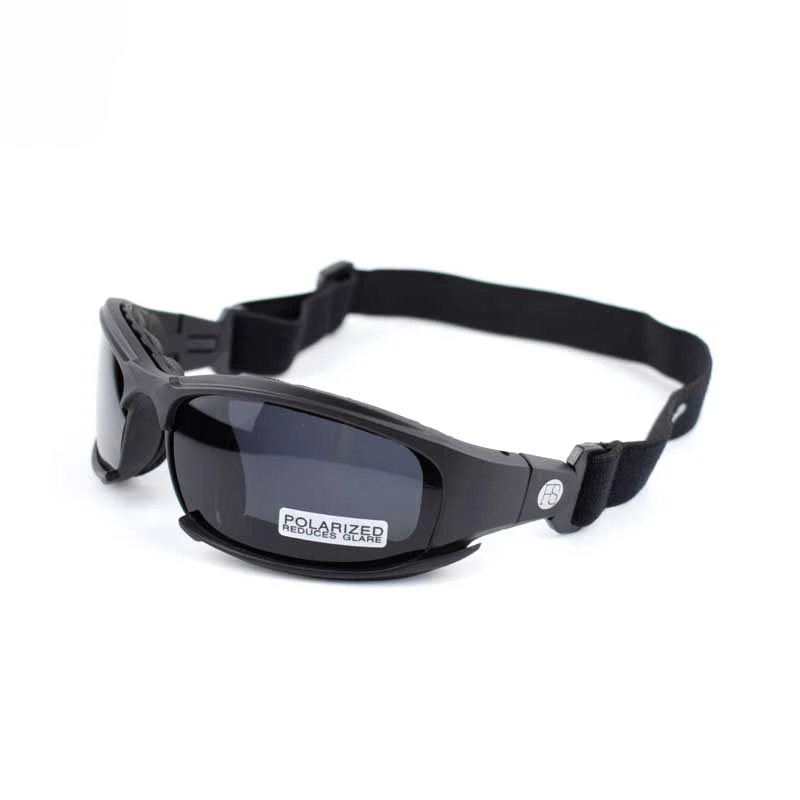 Tactical Glasses 4 Lens Men Army Hunting Shooting Glasses Motorcycle Hiking Polarized Sunglasses X7/C5 Tactical Airsoft Goggles 4