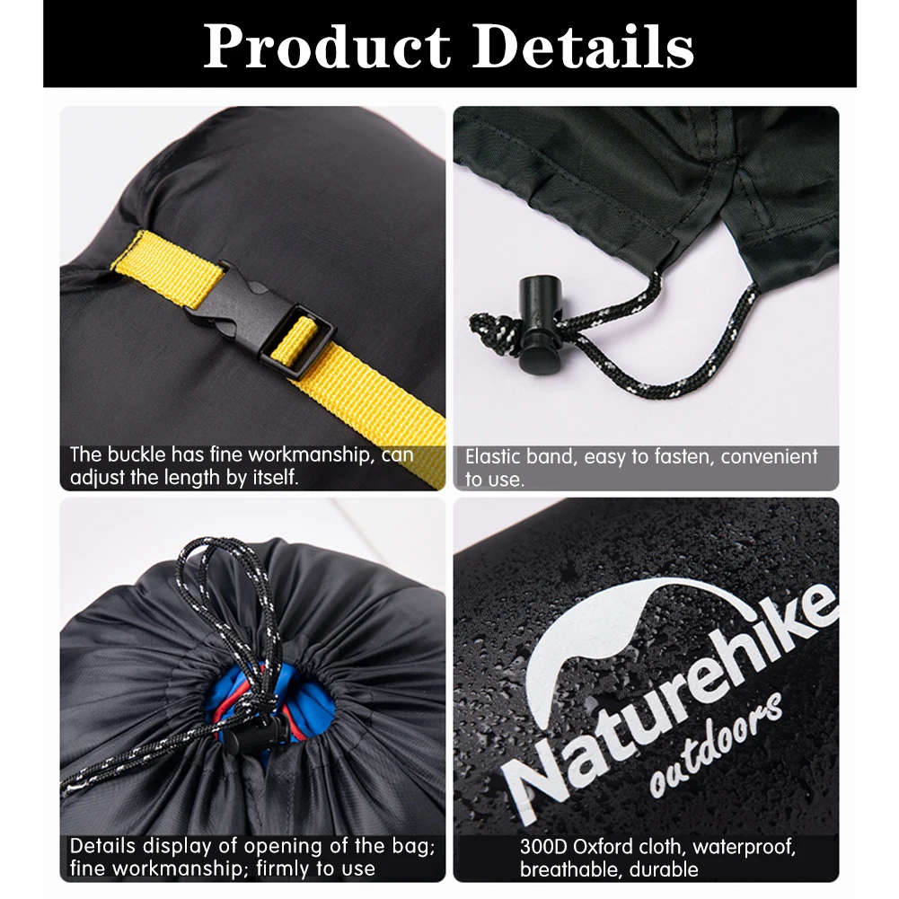 Compression Bag Outdoor Hiking Ultralight Camp Sleeping Bag Storage Drawstring Pouch