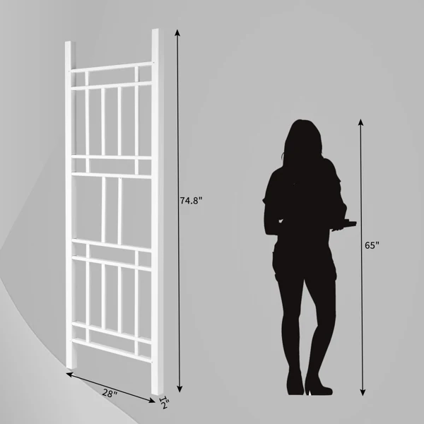 71*5*190cm PVC 庭院爬藤架-31