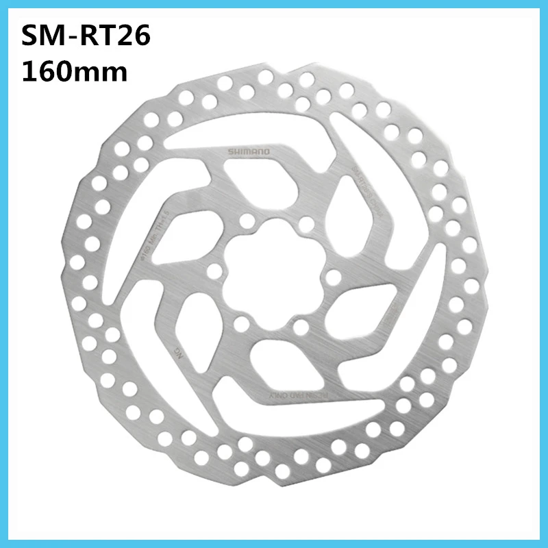 

SHIMANO SM-RT26 Mountain Bike 6-Bolt Disc Brake Rotor 160mm Bicycle Parts