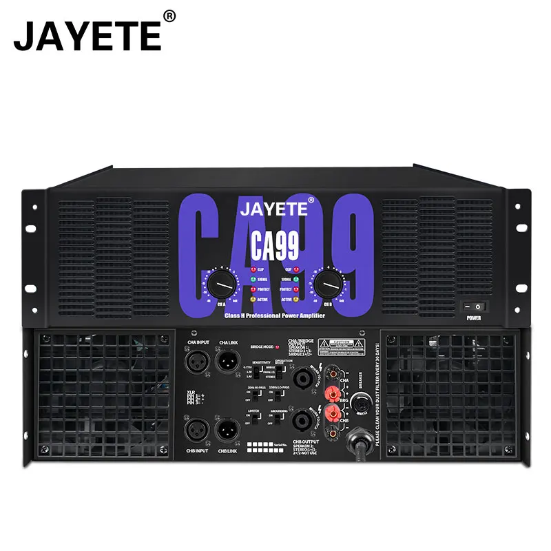 

High quality 4 Channel 16000W DJ Professional Audio Power Amplifier for 18 Inch Subwoofer class b amplifier