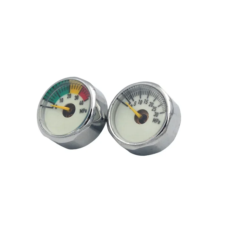 

Small Pressure Gauge 25mm Diameter High 5-40mpa Diving Oxygen Cylinder