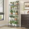 Plant Stand Plant Shelf for Indoor Outdoor, Waterproof Metal Tall for Living Room Bathroom Balcony Garden 1