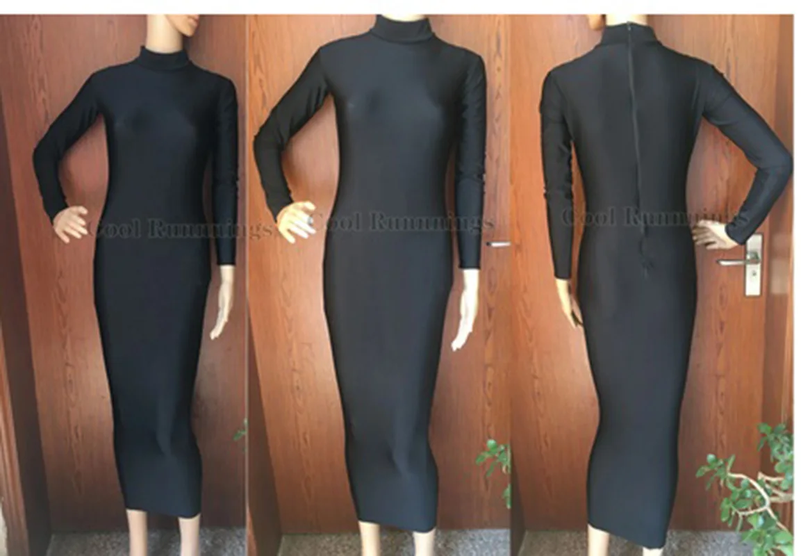 Adult Fancy Dress Spandex Wrap Dress Body Bags Costumes Sexy Women Party Dresses