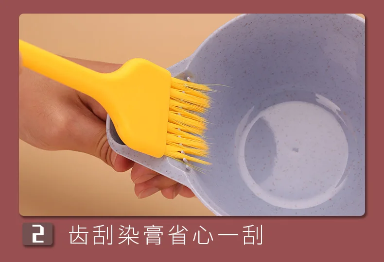 Description Picture 6 of itemColoring Mixing Dye Bowl DIY Hair Styling Tool Anti-slip Handle Design Professional Salon Hair Hair Styling Accessories