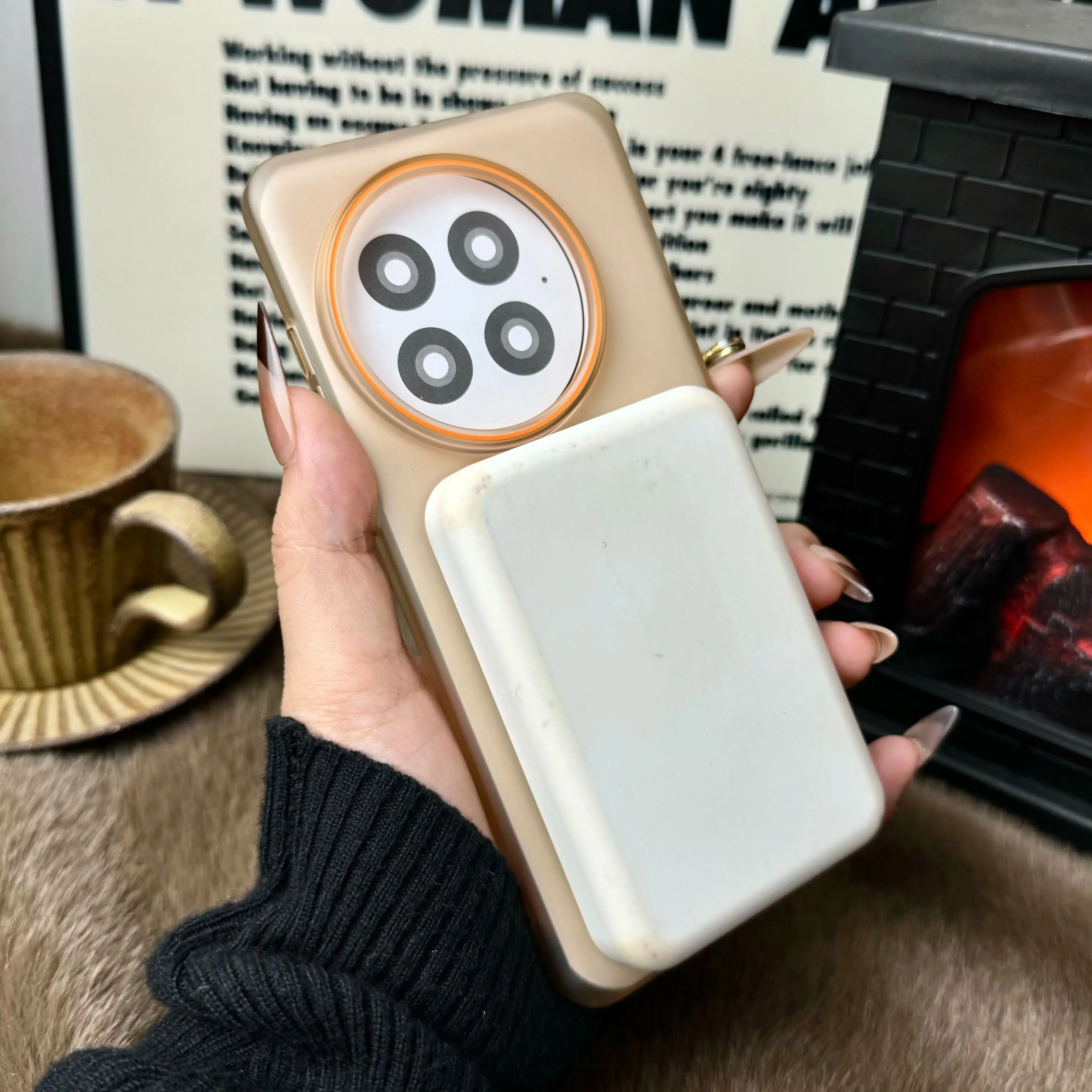 Magnetic Ultra-Thin Matte Candy Case - Translucent Hard Anti-Drop Cover