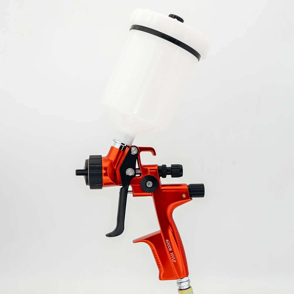 High Quality 4000B HVLP Spray Gun 1.3mm Stainless Steel Nozzle Atomization Professional Sprayer Paint Airbrush For Car Painting 4