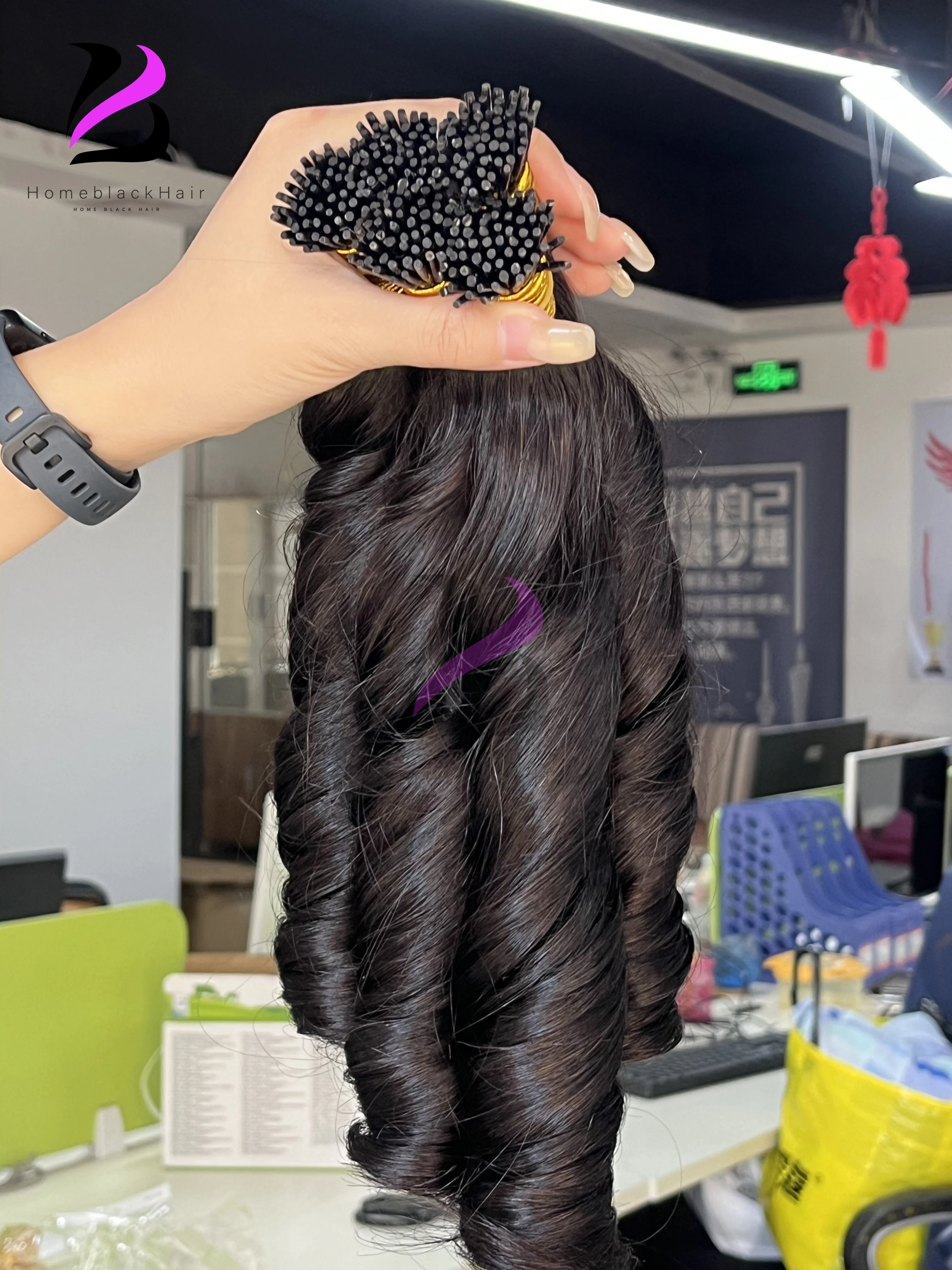 I Tips Loose Natural Hair Extensions Virgin Hair Extensions For Black Women Remy Bulk I Tip Natural Fusion