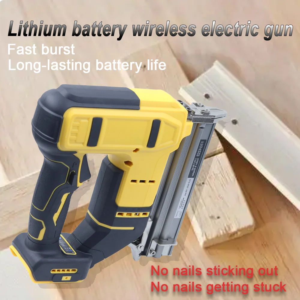 F30G 브러시리스 전기 네일건 무선 스트레이트 스테이플러 태커 휴대용 전동 공구 듀얼트 20V 배터리 호환 가능