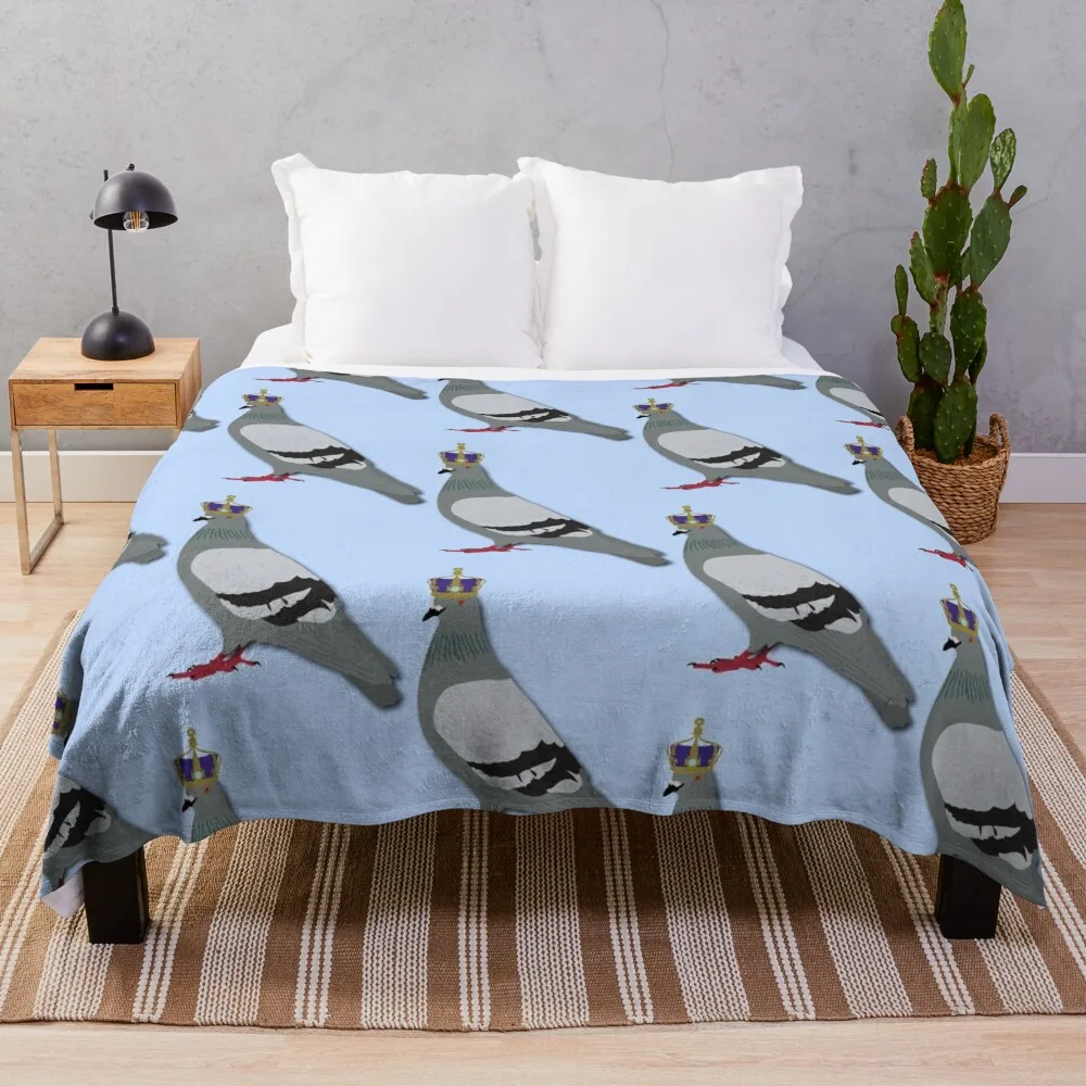 

Queen Pigeon Throw Blanket Camping Blanket Decorative Sofa Blanket