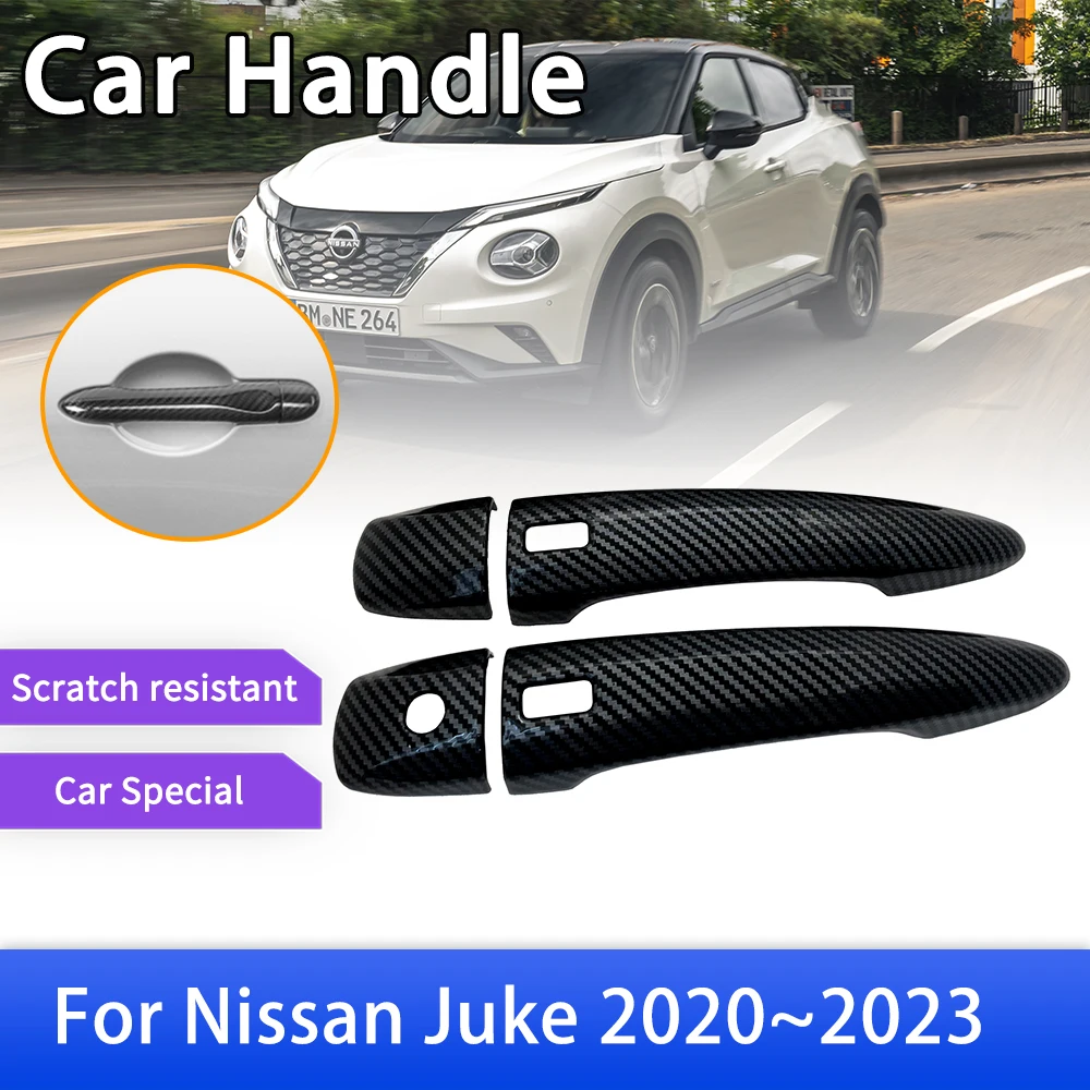Carbon Fiber Smart Door Handle Cover for Nissan Juke 2 F16 2020 2021 2022  2023 Car Styling Rustproof Accessories Stickers Trim - AliExpress