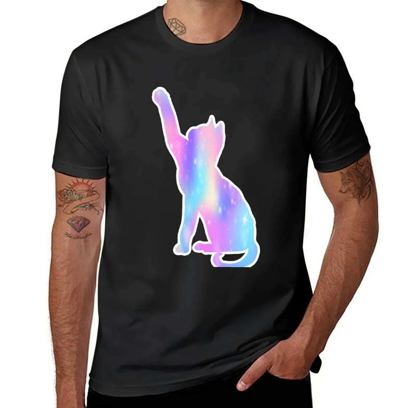 Rainbow Cat T-Shirt funnys aesthetic clothes new edition shirts graphic tees men t shirts