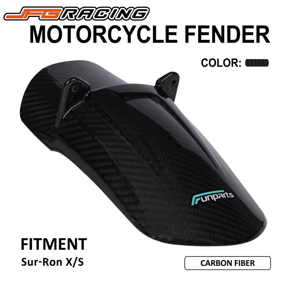 

Funparts Carbon Fiber Motorcycle Rear Wheel Fender Mudguards For Surron Sur-Ron Sur Ron Lightbee Light Bee X S L1E Dirt Bike