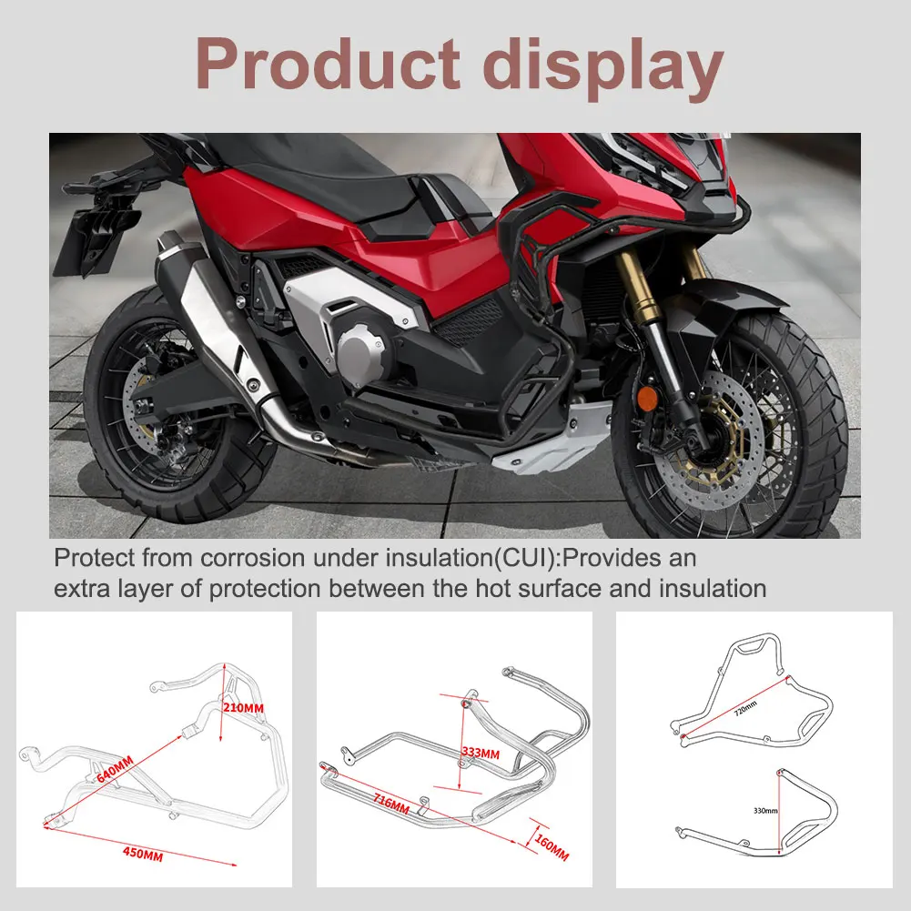 혼다 XADV X-ADV 750 오토바이 엔진 가드 크래시 바 하이웨이 범퍼 (XADV750 X-ADV750 2017-2020년식)