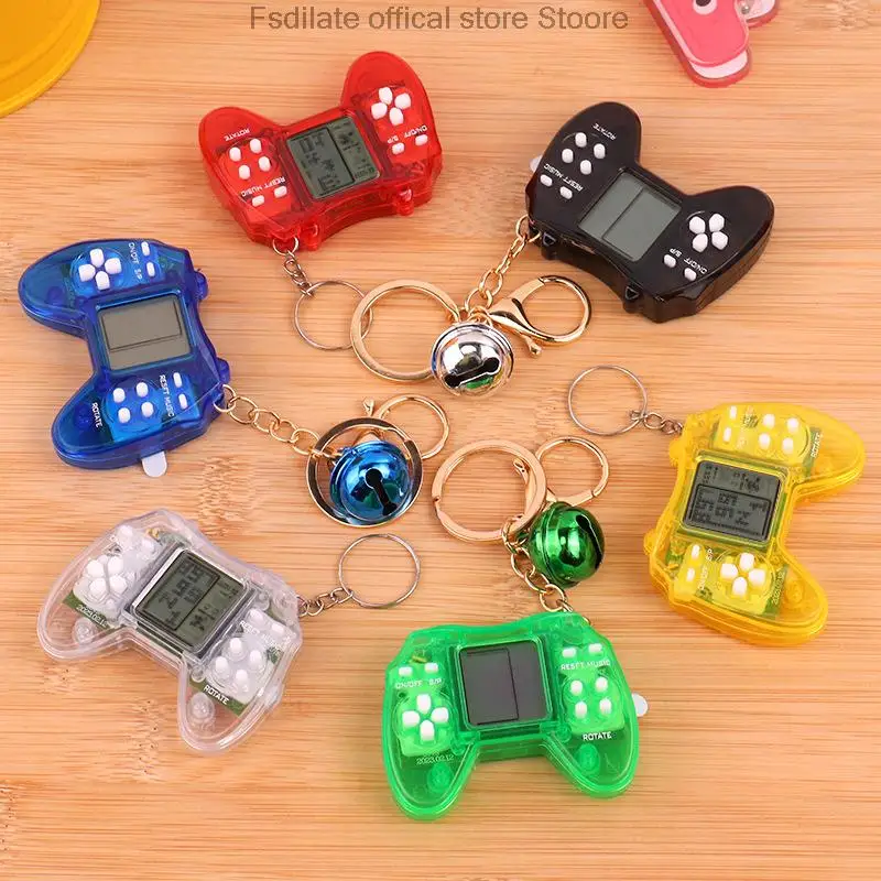 

Portable Mini game console handle pendant key classic nostalgic game console party games Relieve boredom and happiness machine