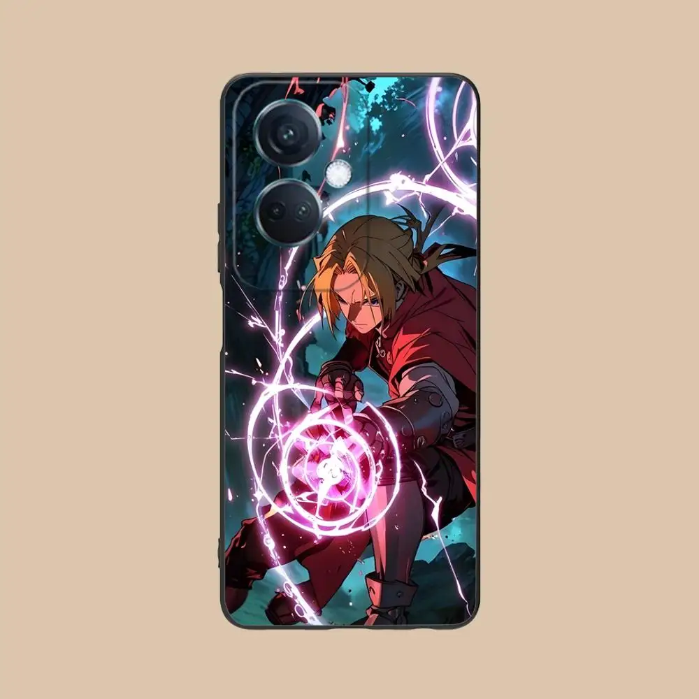 Fullmetal Edward Elric Vibrant Phone Case with Colorful Printing Design