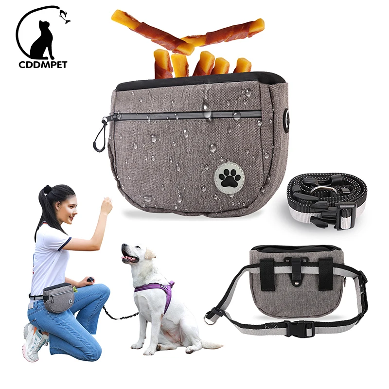 Dog Treat Bag Agility Dog Training Equipment Outdoor Food Storage Pouch Large Capacity Dog Training Waist Bag Portable Pet Treat Snack Bag