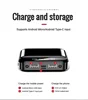 Xiaomi 30000mAh Large-capacity Mini Power Bank Super Fast Charge Built-in Cable Portable External Battery For Iphone Samsung New 6