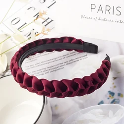 Braided Elastic Non - Slip Hairband - Stylish Weaving Headband (Red)
